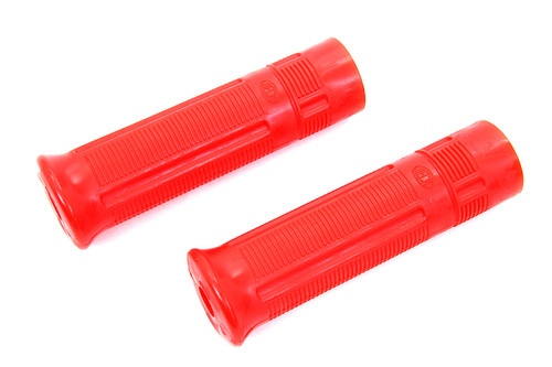 V-Twin - Red Beck Plastic Grip Set