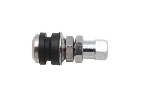 V-Twin #M-VS-1008 - Valve Stem for Tubeless Tires Chrome