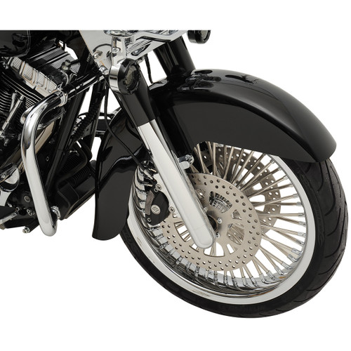 Arlen Ness #40-503 - Fork Legs - Chrome - Smooth - Dual Disc