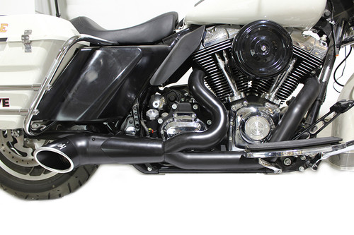 V-Twin - 2:1 Exhaust Header Set Black