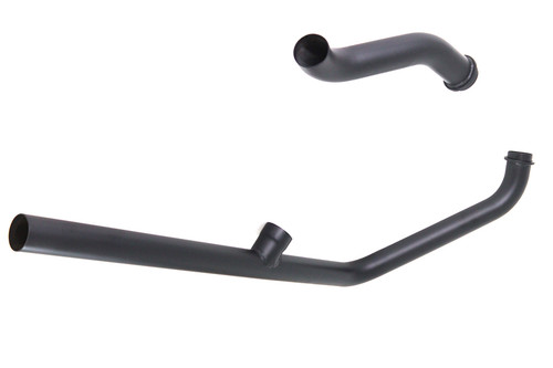 V-Twin #29-0147 *UPDATE - Kick or Electric Exhaust Header Kit Black