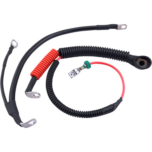 Drag Specialties - Black Battery Cable Set - '09-'13 FLH/T