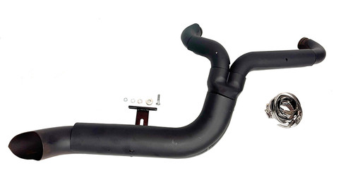 V-Twin #2025 - Speedster 1-3/4 inch 2 into 1 Exhaust Header Set Black