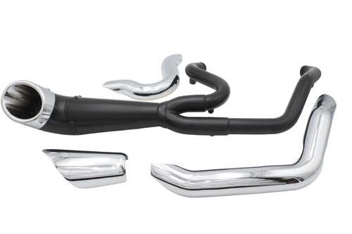 V-Twin - Factory Sample 2:1 Exhaust Header Set Black