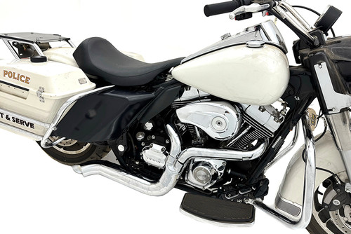 V-Twin #8156 - Speedster 1-3/4 inch 2 into 1 Exhaust Header Set Chrome