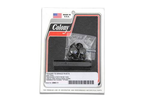 Colony - Fender to Bracket Rivet Kit