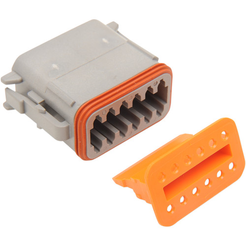 Namz #DP-12G - Deutsch Plug - 12 Pin - Gray