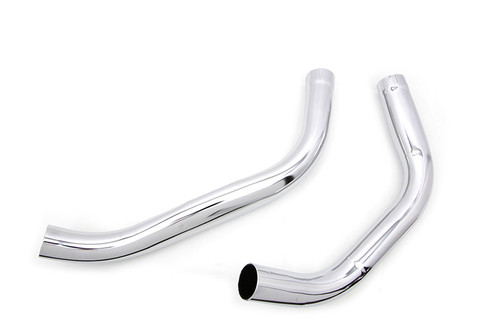 V-Twin #65491-62/B *N/A - Replica Exhaust Header Set Chrome