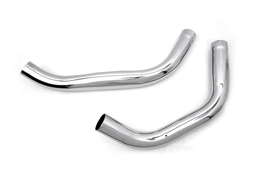 V-Twin #65491-62/B *N/A - Replica Exhaust Header Set Chrome