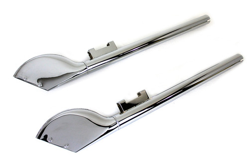 Wyatt Gatling - Batique Style Exhaust Tube Set Chrome