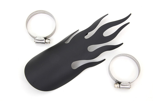 V-Twin #63057B - Black Flame Heat Shield