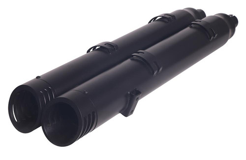 V-Twin #INMF-4020BB - Indian Slip On Muffler Set Black