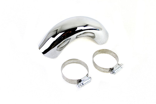 V-Twin #435ES - Chrome Rear Heat Shield
