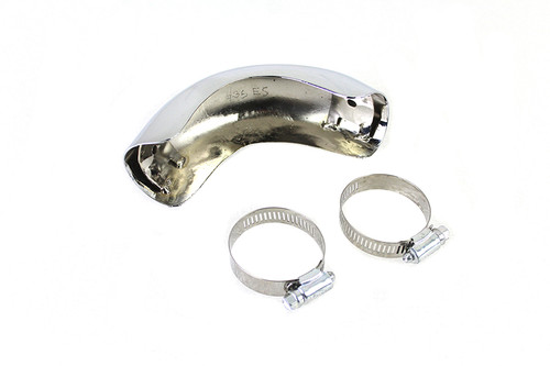 V-Twin #435ES - Chrome Rear Heat Shield