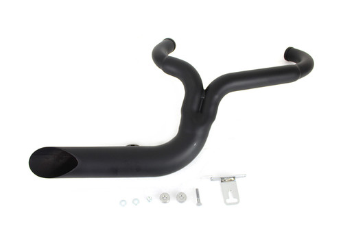 V-Twin #3442 - FXD 2:1 Lake Side Pipe Exhaust Black