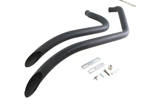 V-Twin - Factory Sample Wyatt Gatling Smooth Radius Pipe Set Black
