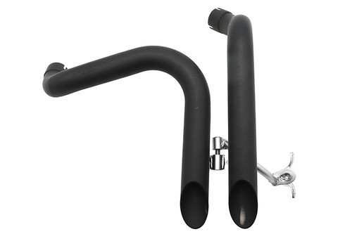 V-Twin #1222 - Ironhead LAF Exhaust Header Set Black