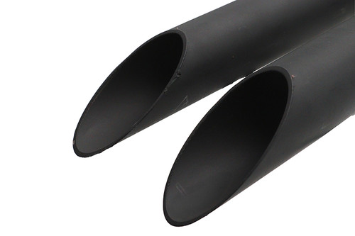 V-Twin #1222 - Ironhead LAF Exhaust Header Set Black