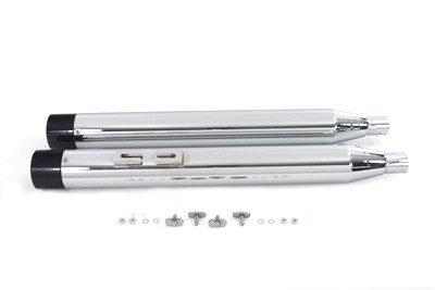 Wyatt Gatling #3674 - Chrome Touring Style Muffler Set