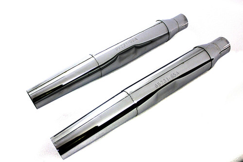 Wyatt Gatling - Replica Tapered Muffler Embossed Chrome