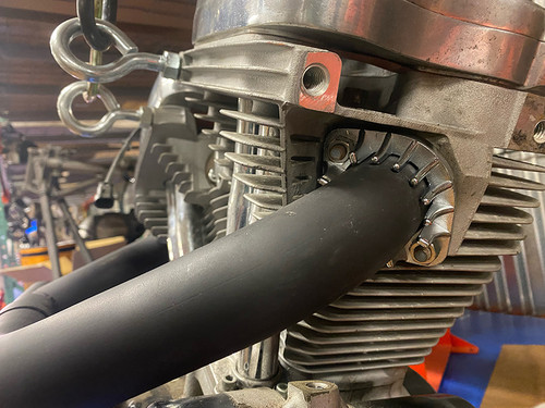 Wyatt Gatling - Finned Exhaust Port Flange Kit