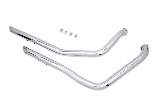Paughco #731-40 - Drag Pipe Set Chrome