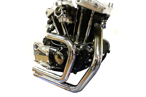V-Twin - 2:1 Exhaust Header Set Chrome