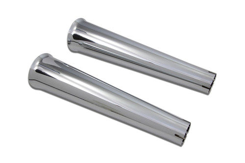V-Twin #77440 - Chrome Megaphone Tip Set