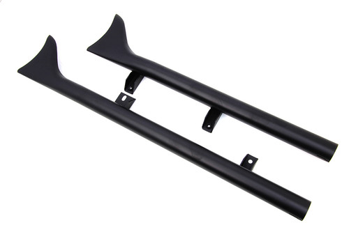 V-Twin - Indian Straight Fishtail Set Black