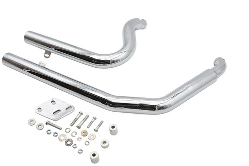 Ultima #60-307 - Big Growl Exhaust Long Rifle Drag Pipe Set Chrome