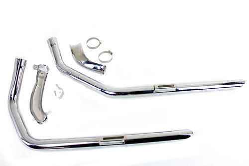 V-Twin - Wyatt Gatling Exhaust Drag Pipe Set Slash Cut Ends
