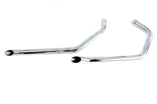 V-Twin - Factory Sample Wyatt Gatling Exhaust Drag Pipe Set Chrome