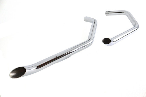 V-Twin - Factory Sample Wyatt Gatling Exhaust Drag Pipe Set Chrome