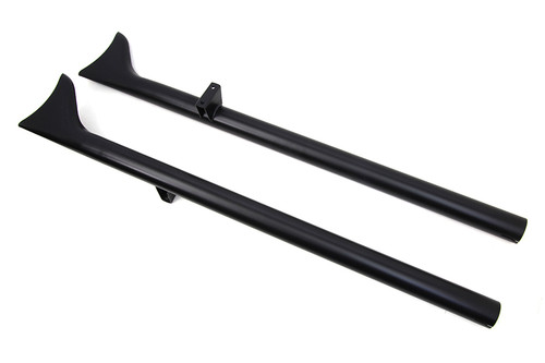 V-Twin - Indian Straight Fishtail Set Black