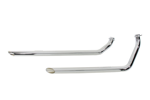 Paughco #730D40 - 40 inch Shotgun Exhaust Drag Pipe Set