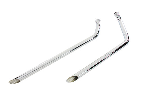 Paughco #730D40 - 40 inch Shotgun Exhaust Drag Pipe Set