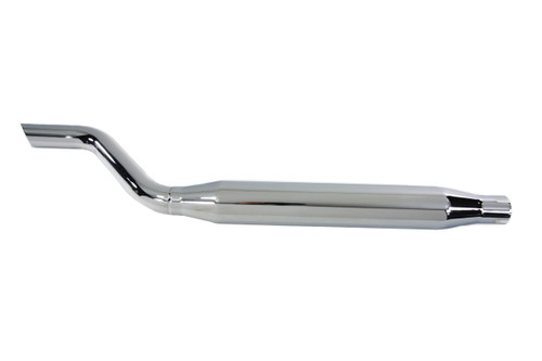 V-Twin - Factory Sample Upsweep Muffler with Down Slash