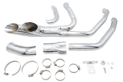 Wyatt Gatling #8050 - Wyatt Gatling Afterburner Exhaust System Chrome