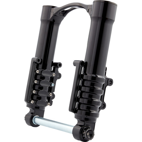 Arlen Ness #120-002 - Fork Legs - 49 mm - Black Anodized - For Factory Brake Caliper