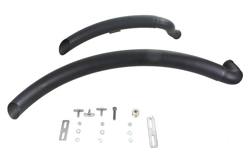 Wyatt Gatling #8129 - Wyatt Gatling Street Sweeper Exhaust Pipe Set Black