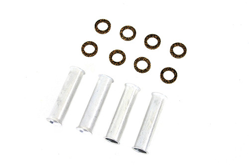 Colony - Lower Pushrod Cover Kit Cadmium Plated