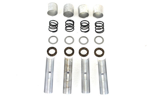 Colony - Upper Pushrod Cover Kit Cadmium Plated