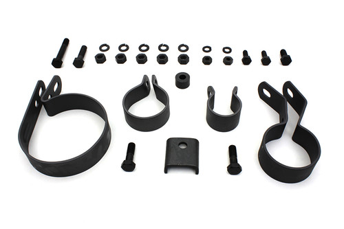 V-Twin - Parkerized Exhaust System Clamp Kit