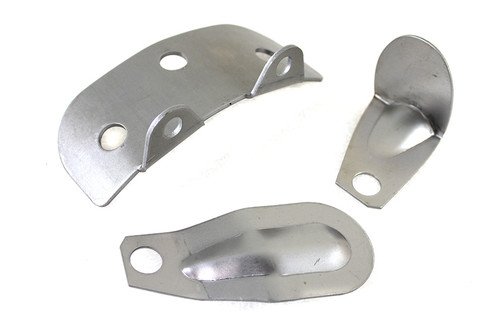 V-Twin - Raw Steel Oil Tank Bracket Kit