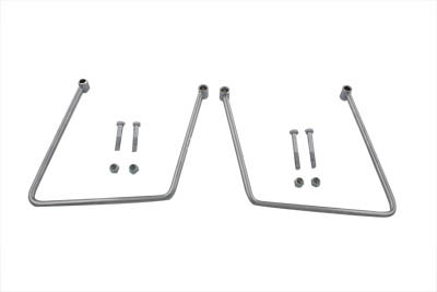 V-Twin - Chrome Saddlebag Support Set
