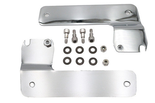 V-Twin - Windshield Mount Brackets Chrome