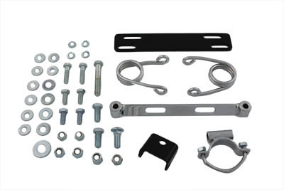 V-Twin - Chrome Hair Pin Solo Seat Mount Kit