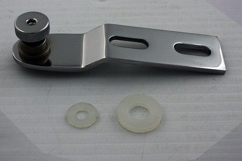 V-Twin - Chrome Seat Tab Assembly Rear