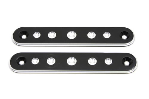 V-Twin #0015 - Black Spotlamp Eliminator Bracket Set