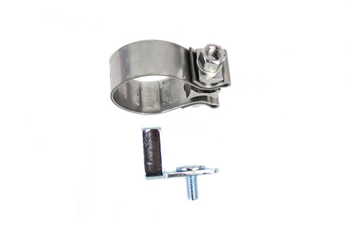 V-Twin - FLT Rear Exhaust Header Tab and Clamp Kit